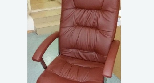 Обтяжка офисного кресла. Кимовск